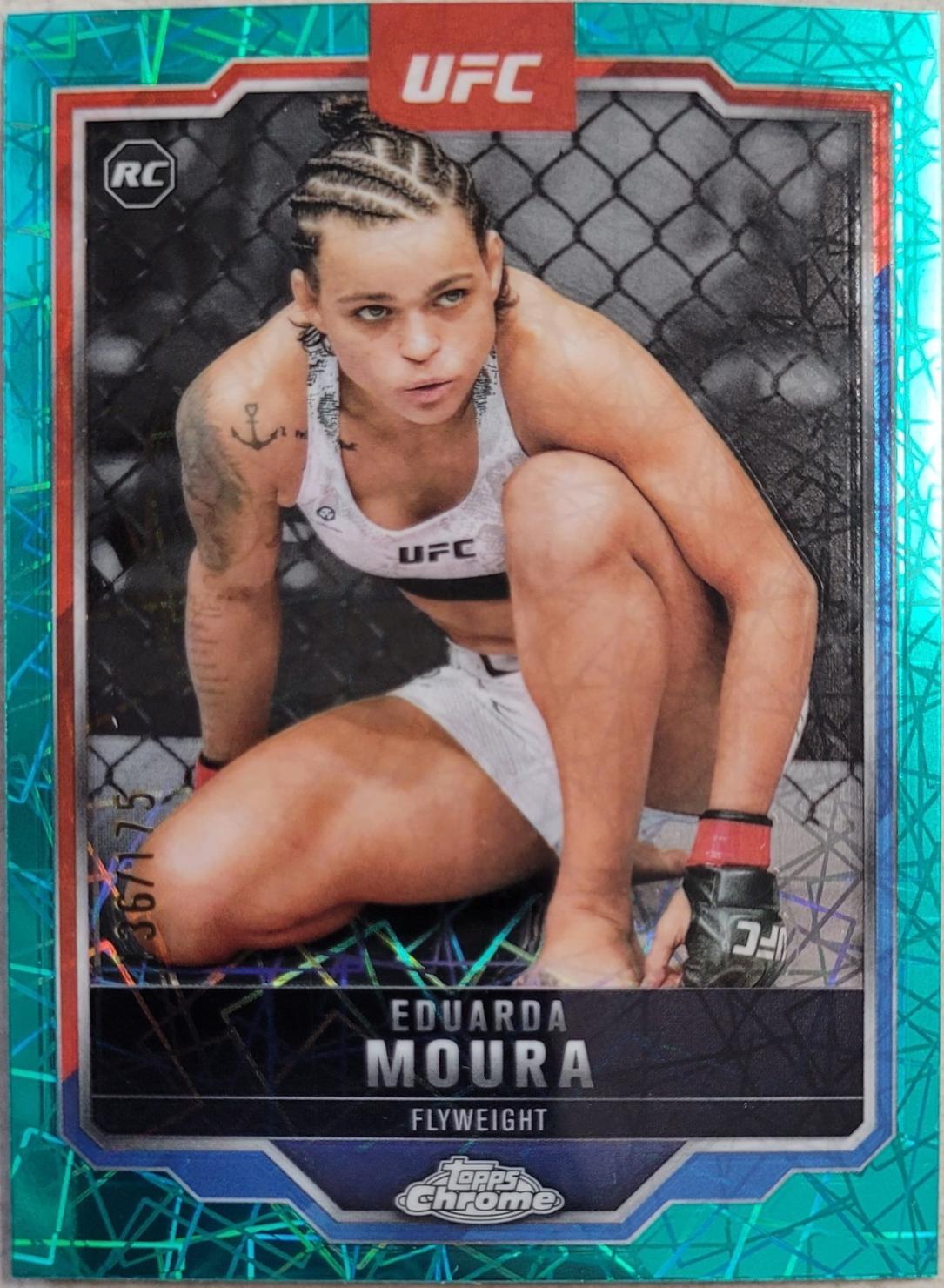 Eduarda Moura [Teal Lazer Refractor] #24