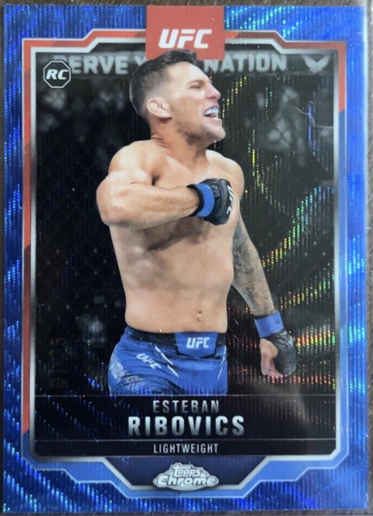 Esteban Ribovics [Blue Wave Refractor] #75