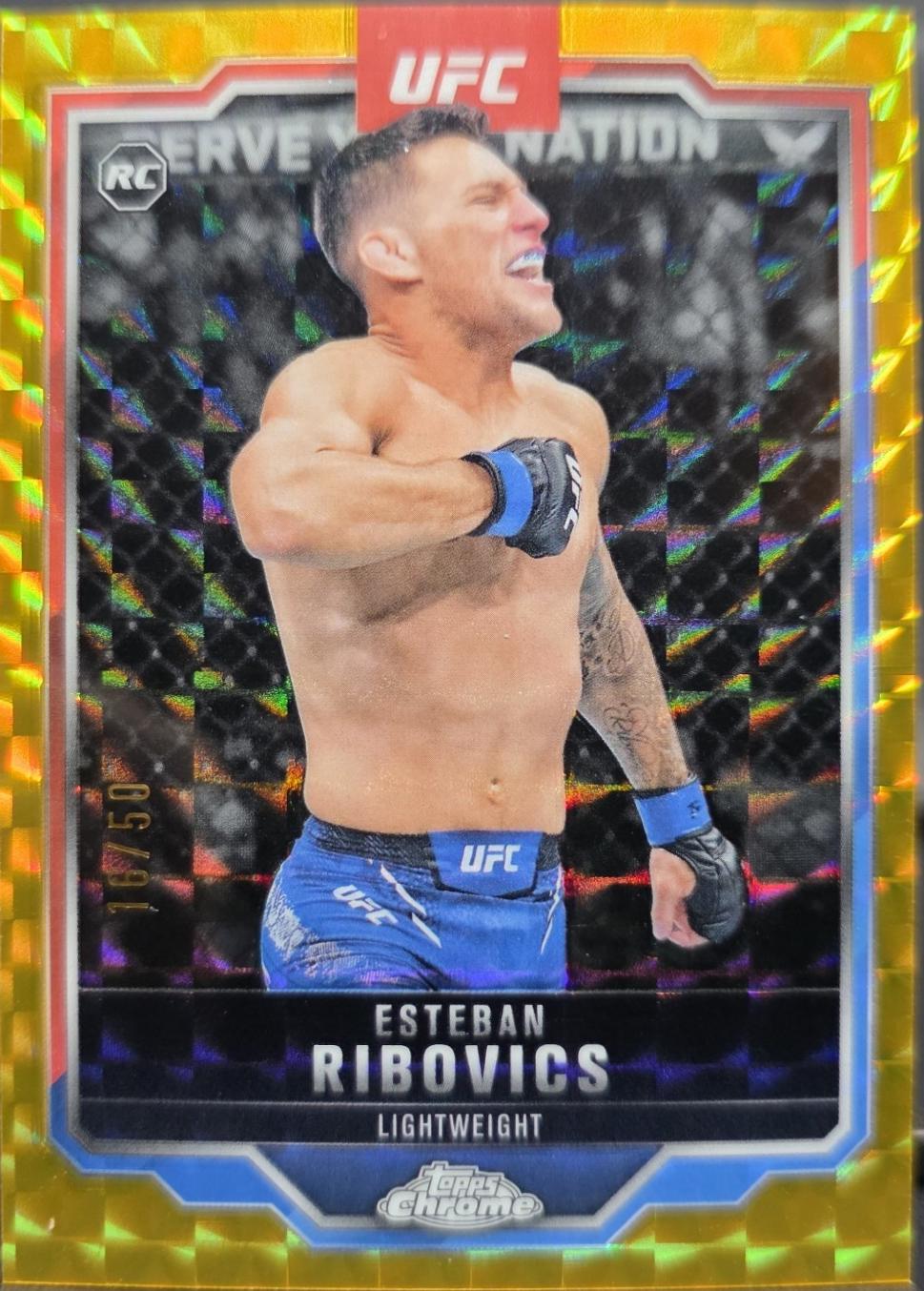 Esteban Ribovics [Gold Geometric Refractor] #75