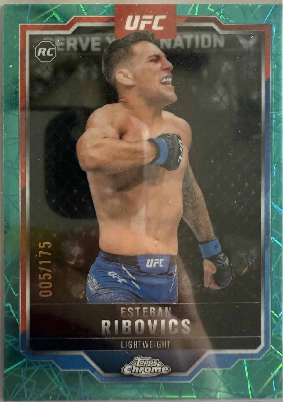 Esteban Ribovics [Teal Lazer Refractor] #75