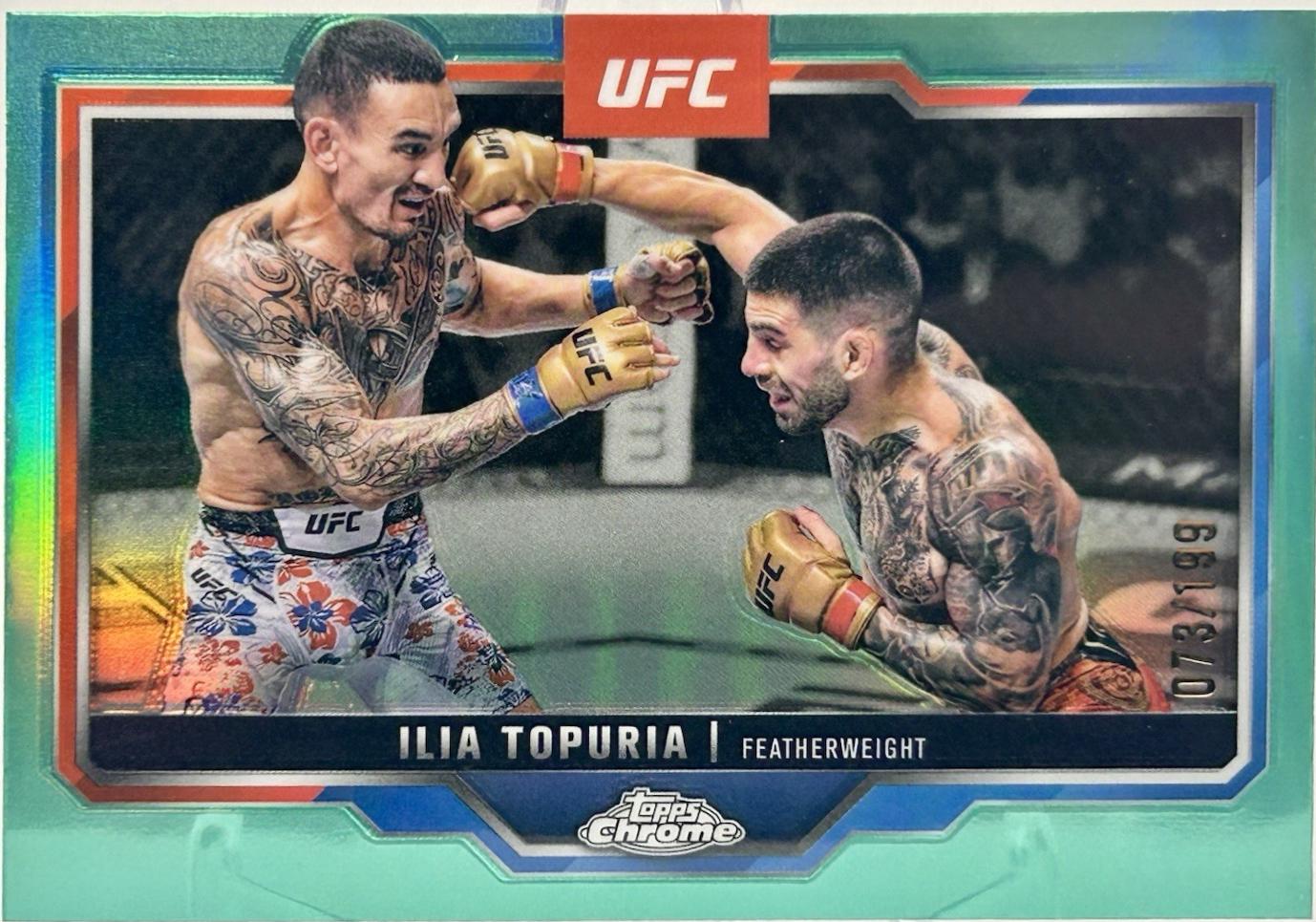 Ilia Topuria [Aqua Refractor] #43