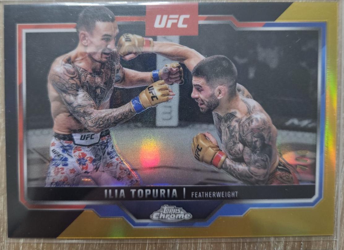 Ilia Topuria [Black Gold Refractor] #43