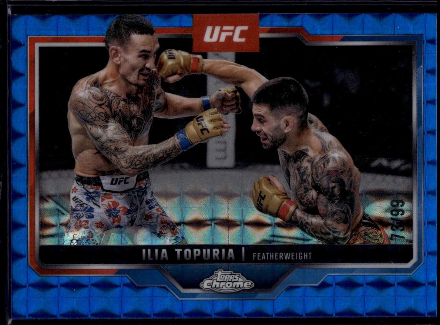 Ilia Topuria [Blue Geometric Refractor] #43