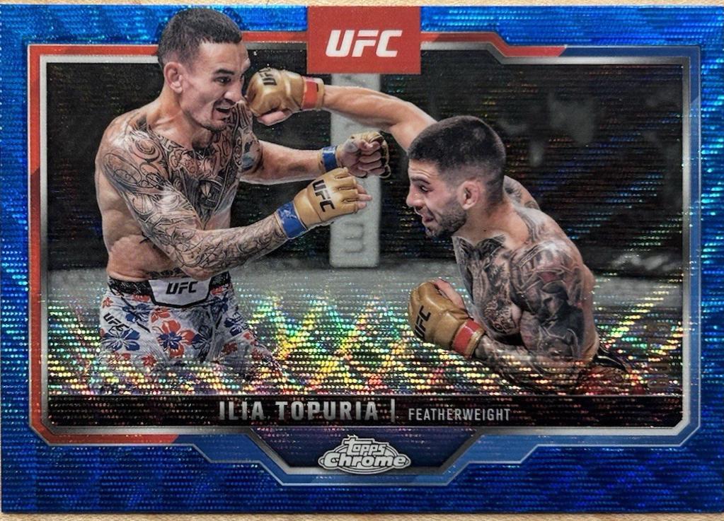 Ilia Topuria [Blue Wave Refractor] #43