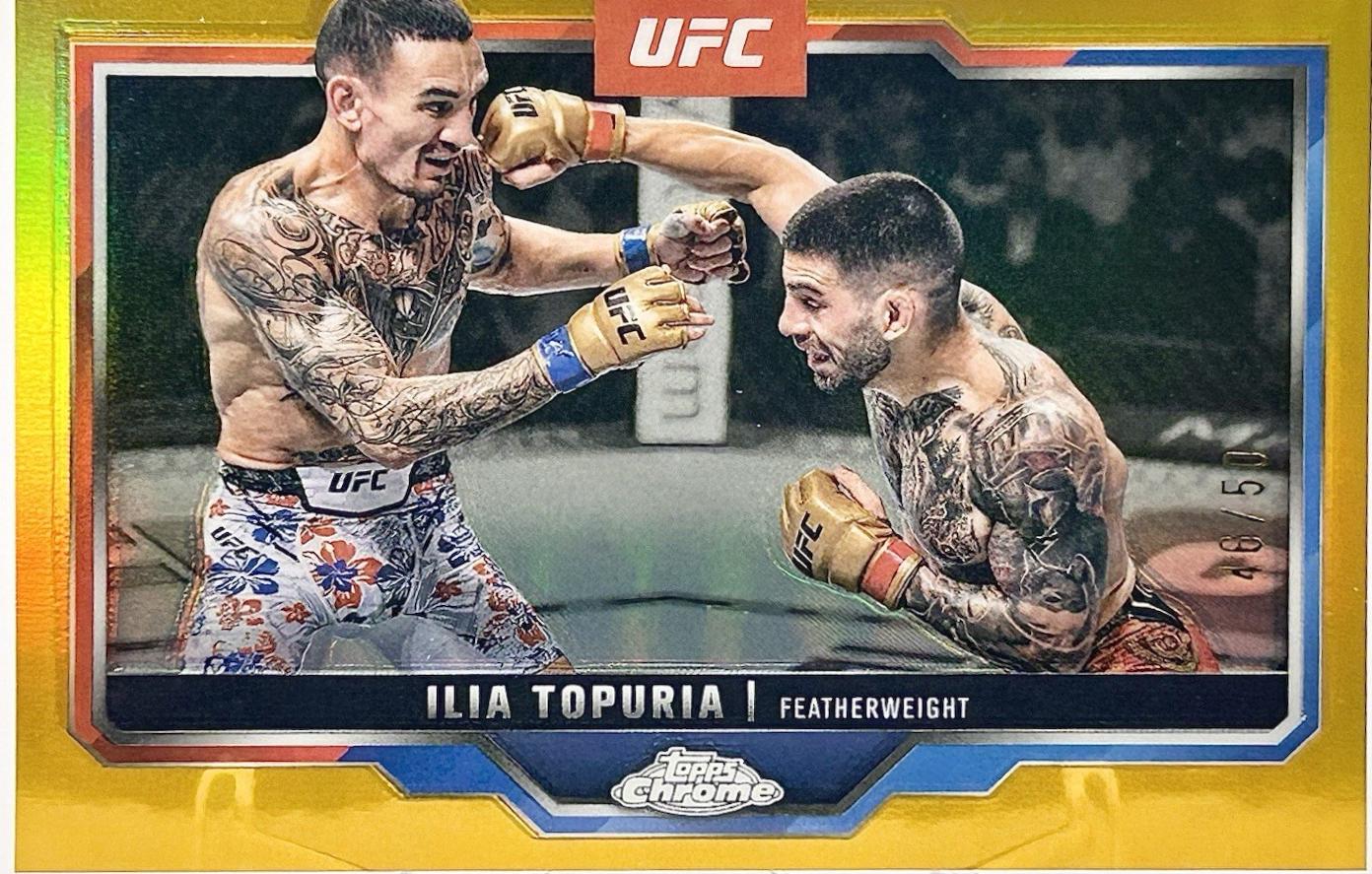 Ilia Topuria [Gold Refractor] #43