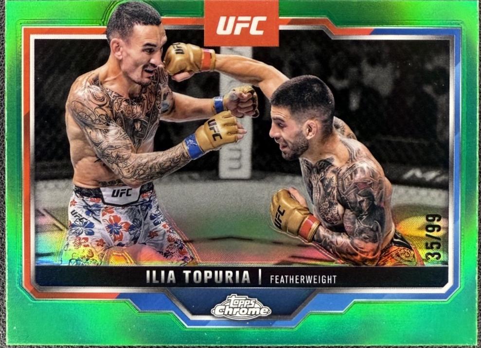 Ilia Topuria [Green Refractor] #43