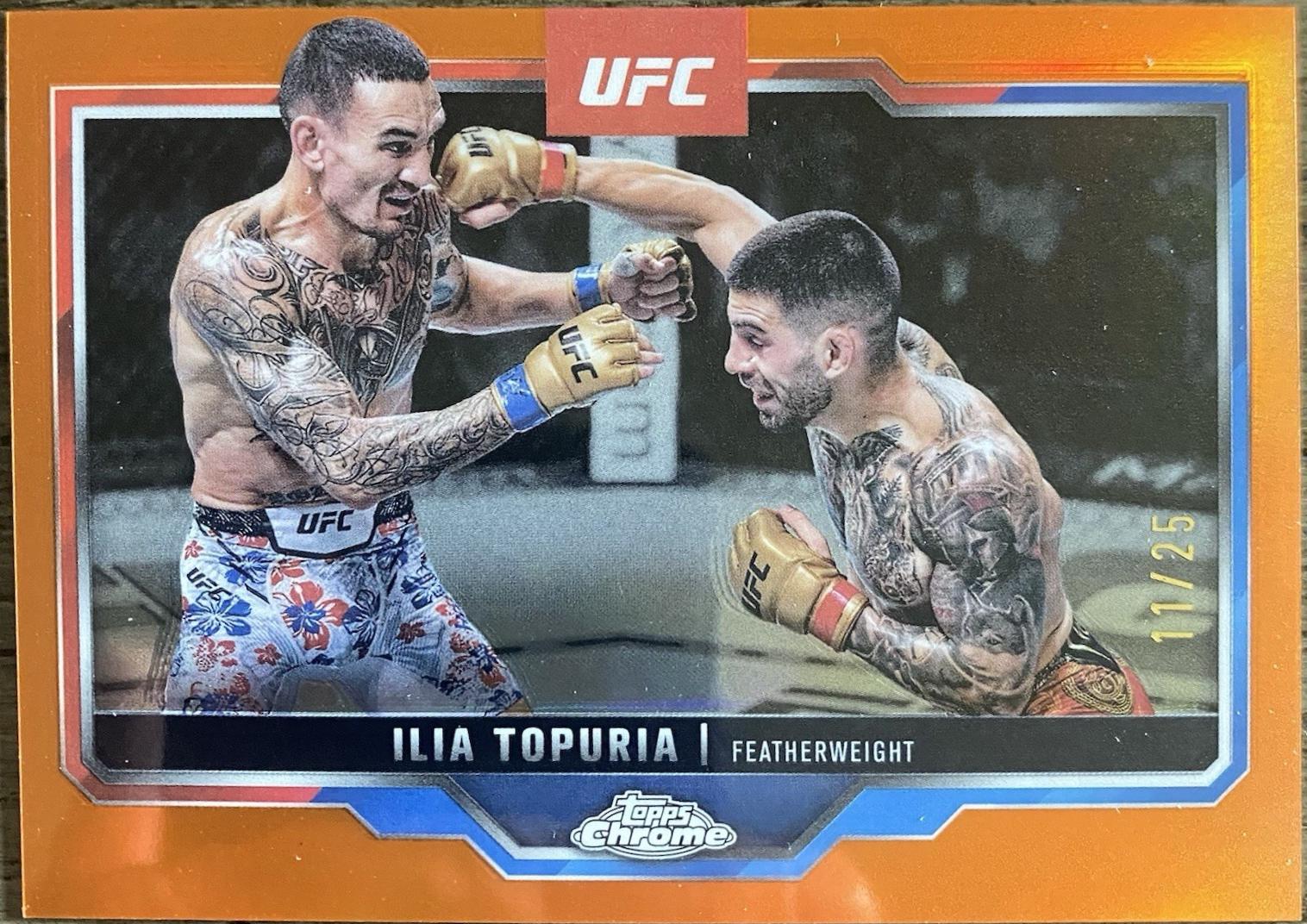 Ilia Topuria [Orange Refractor] #43