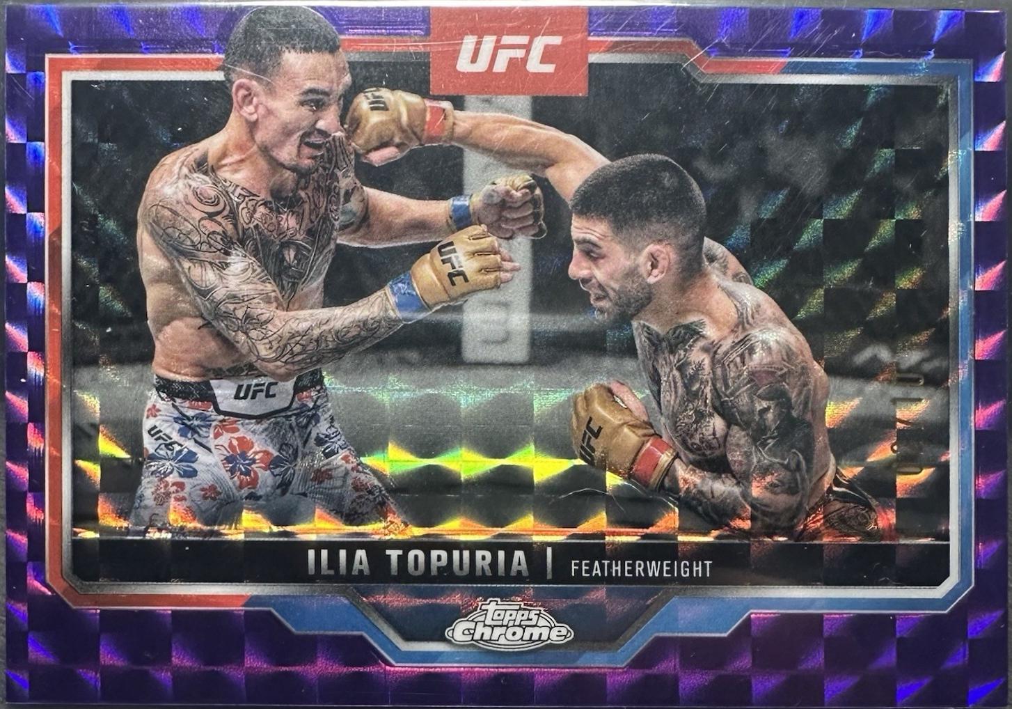 Ilia Topuria [Purple Geometric Refractor] #43