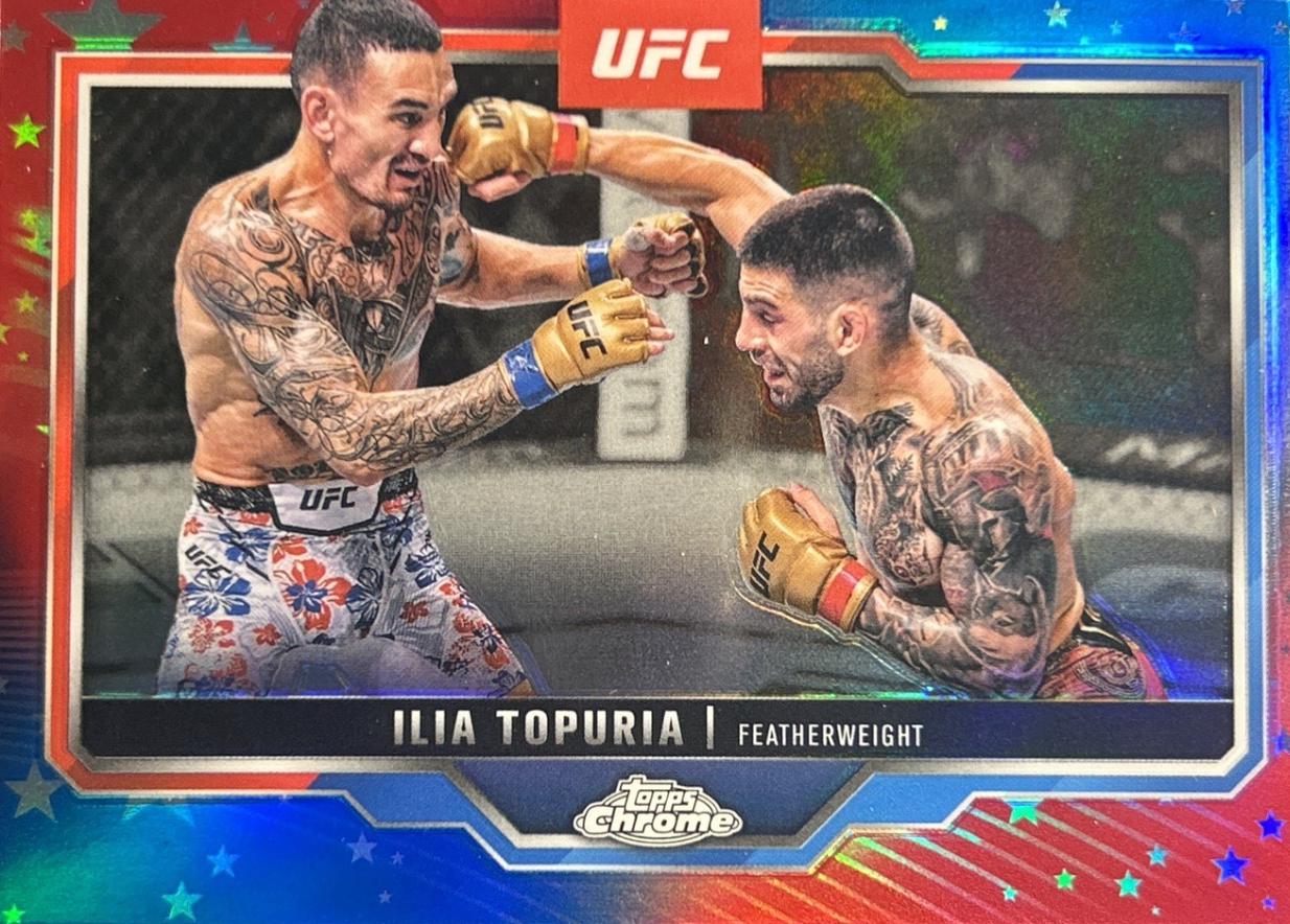 Ilia Topuria [Red Blue Refractor] #43