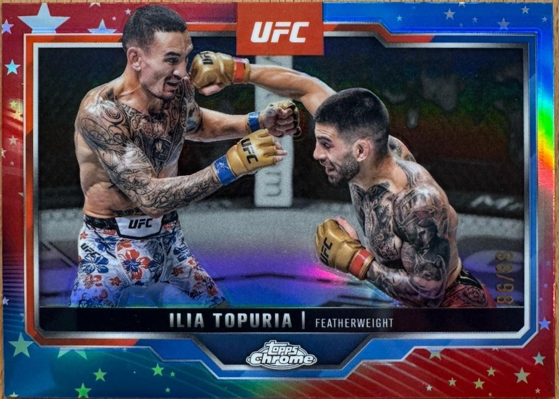 Ilia Topuria [Red White Blue Refractor] #43