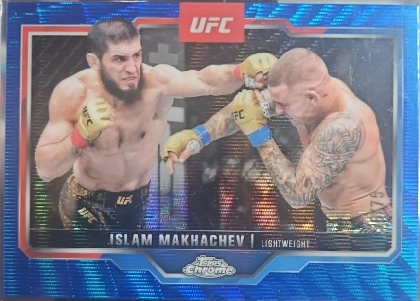 Islam Makhachev [Blue Wave Refractor] #200