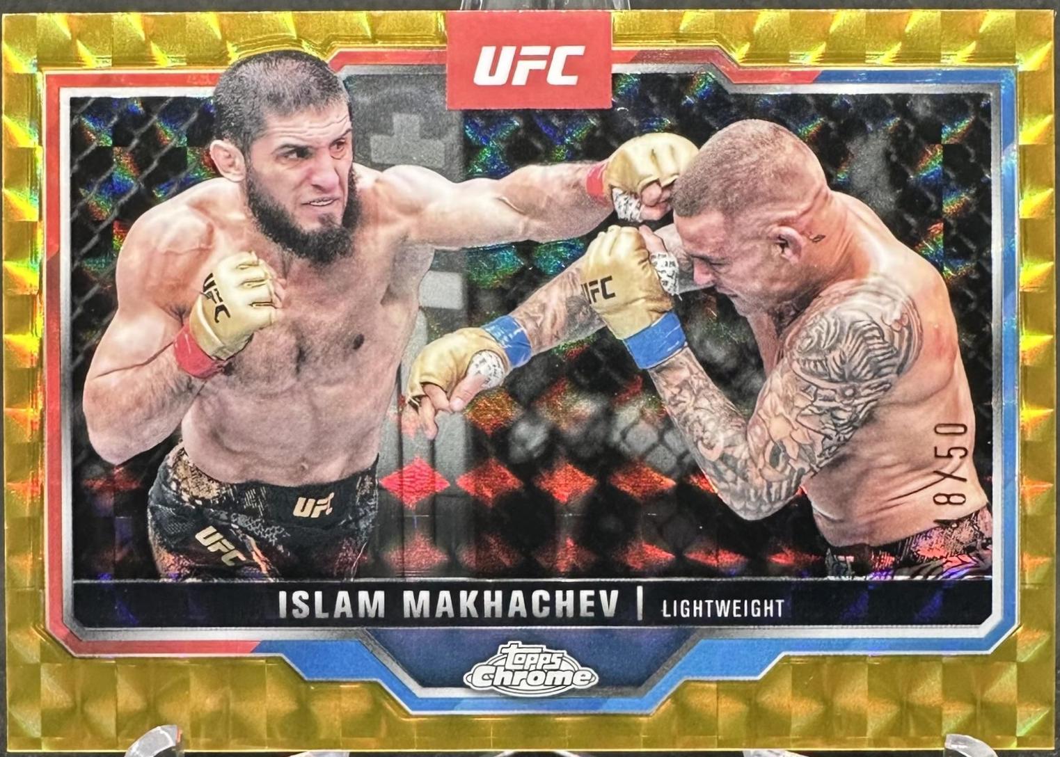 Islam Makhachev [Gold Geometric Refractor] #200
