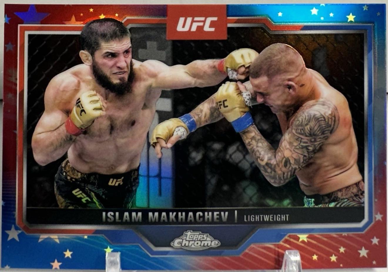 Islam Makhachev [Red Blue Refractor] #200
