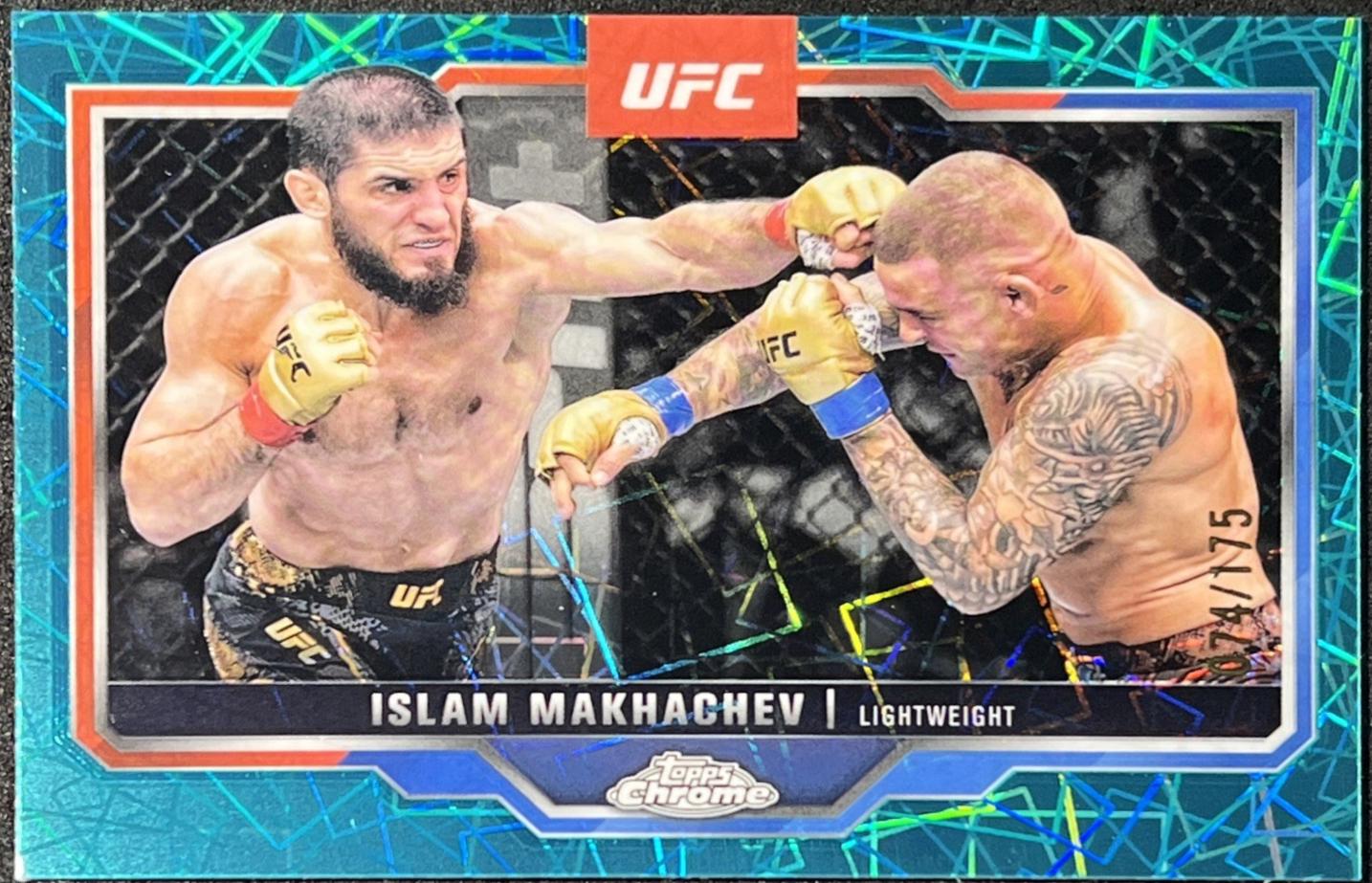 Islam Makhachev [Teal Lazer Refractor] #200