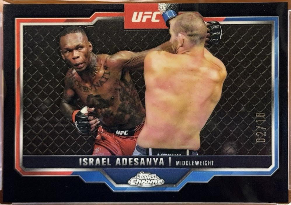 Israel Adesanya [Black Refractor] #3