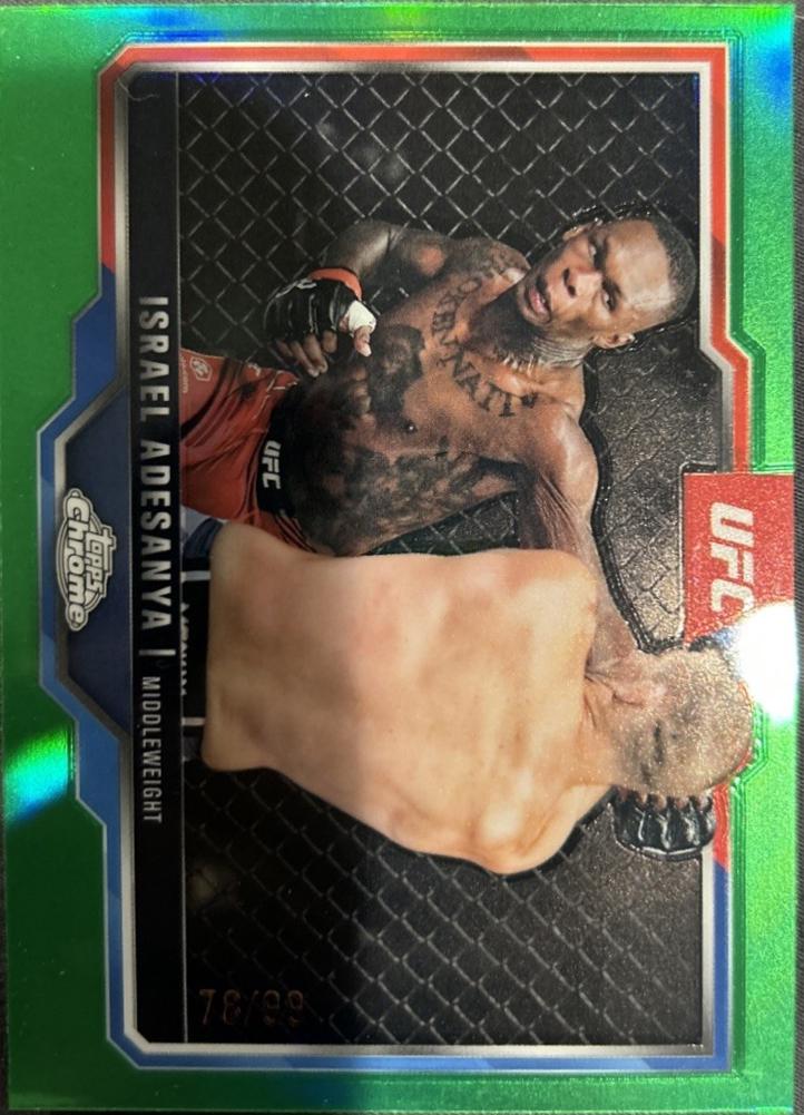 Israel Adesanya [Green Refractor] #3