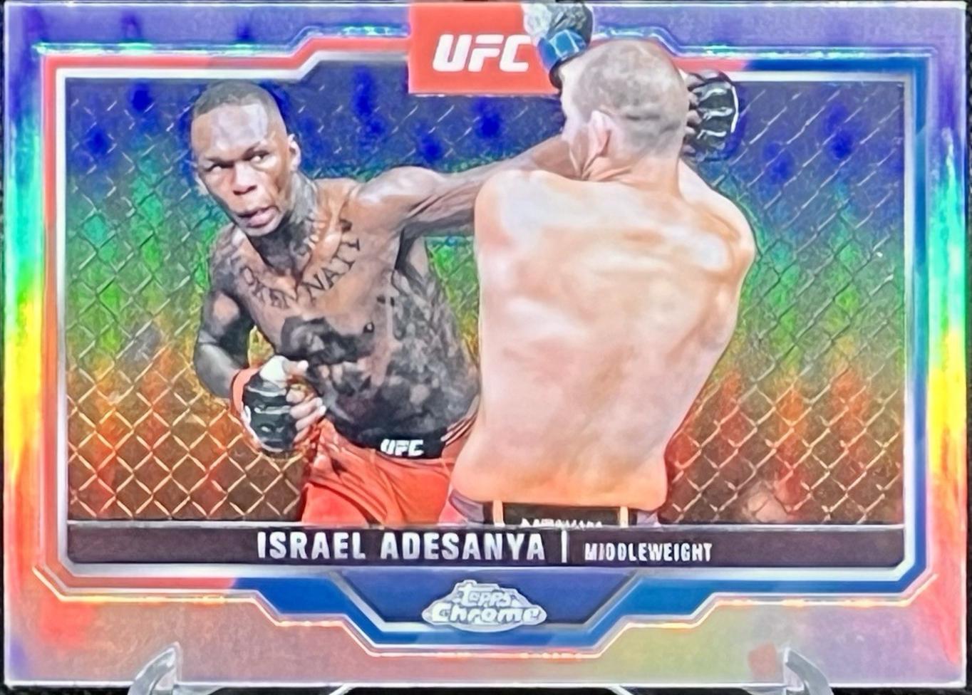 Israel Adesanya [Refractor] #3