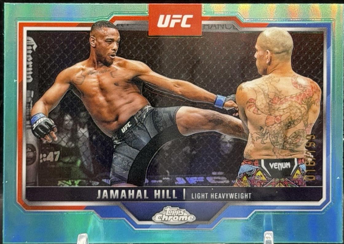 Jamahal Hill [Aqua Refractor] #170