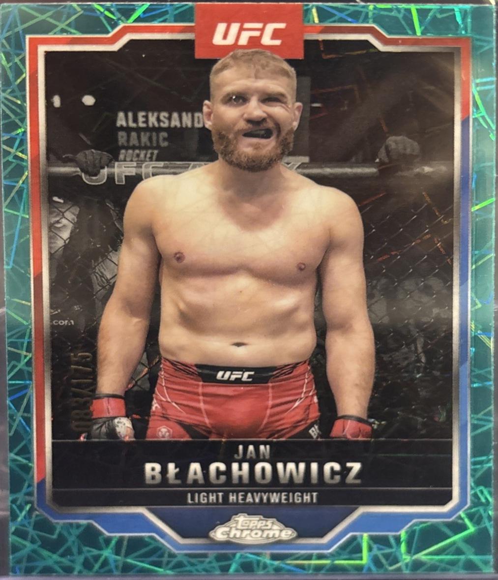 Jan Błachowicz [Teal Lazer Refractor] #129