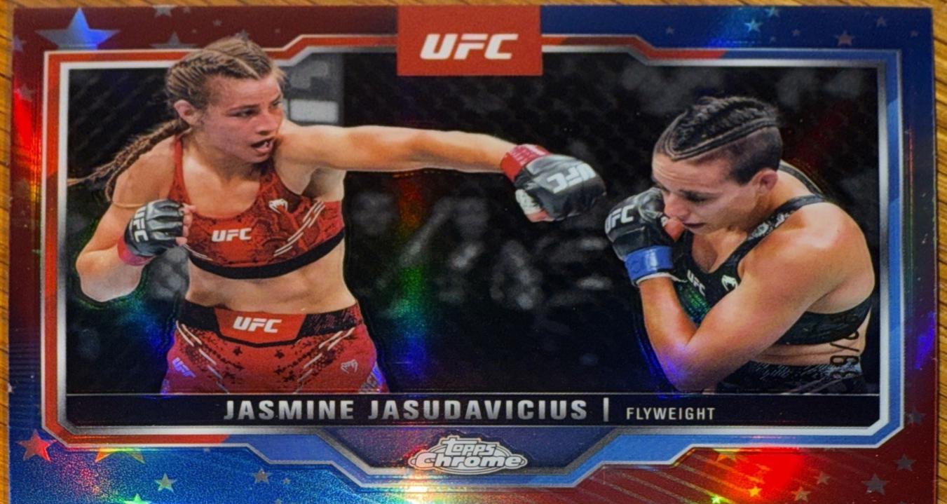 Jasmine Jasudavicius [Red White Blue Refractor] #93