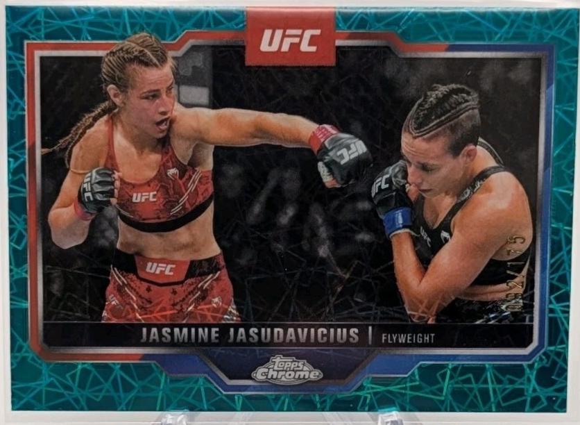 Jasmine Jasudavicius [Teal Lazer Refractor] #93