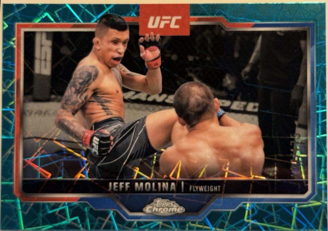 Jeff Molina [Teal Lazer Refractor] #90