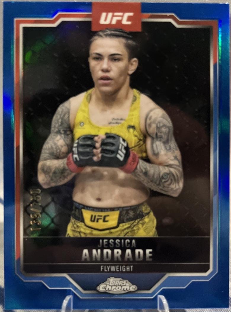 Jessica Andrade [Blue Refractor] #119