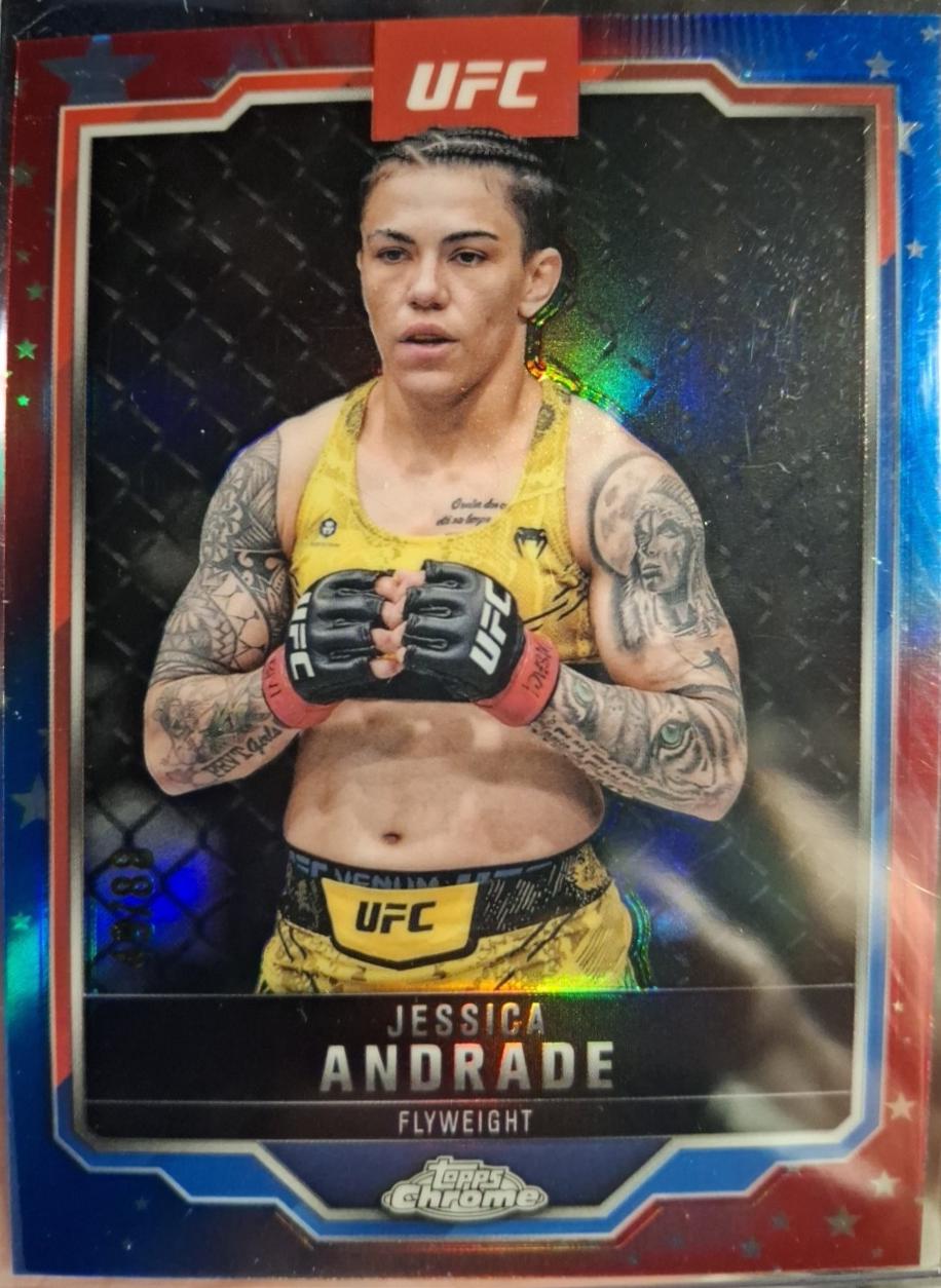 Jessica Andrade [Red White Blue Refractor] #119