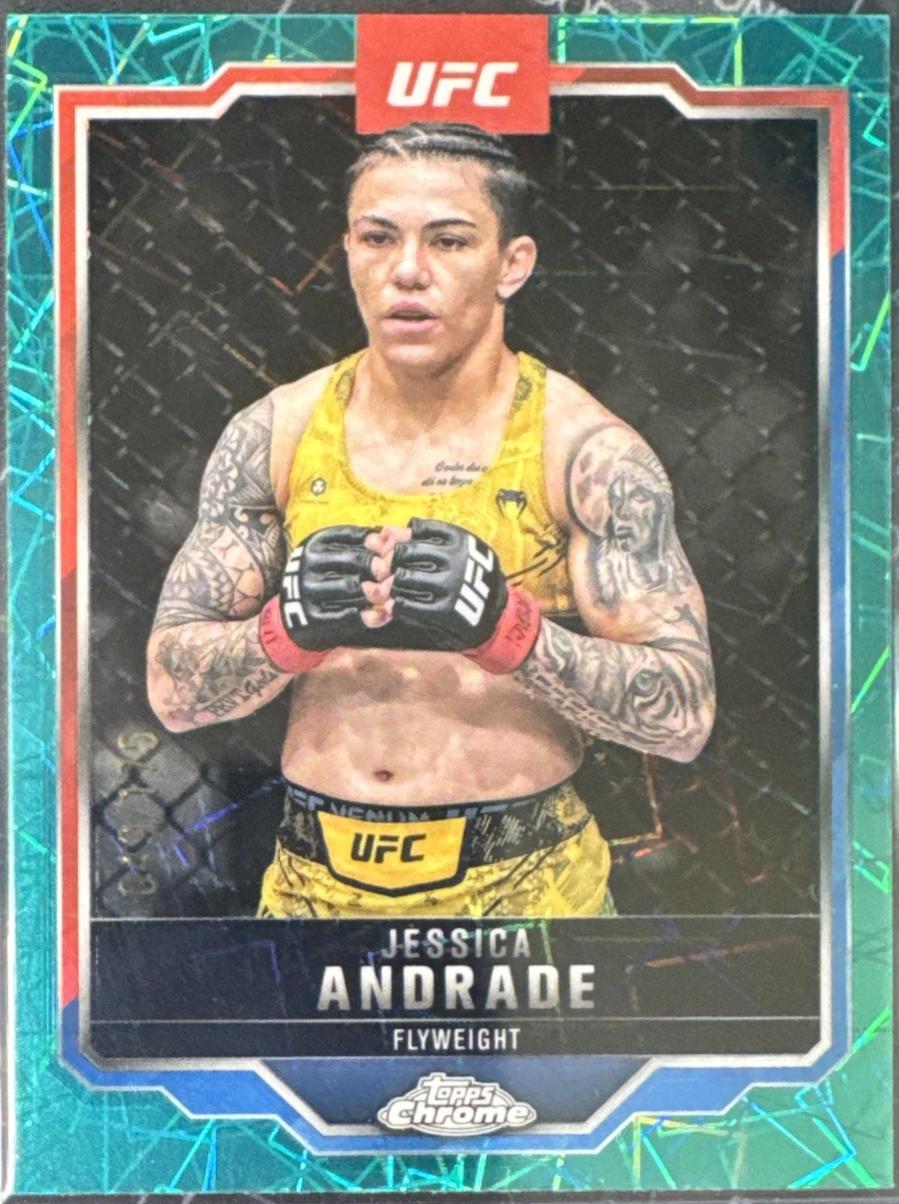 Jessica Andrade [Teal Lazer Refractor] #119