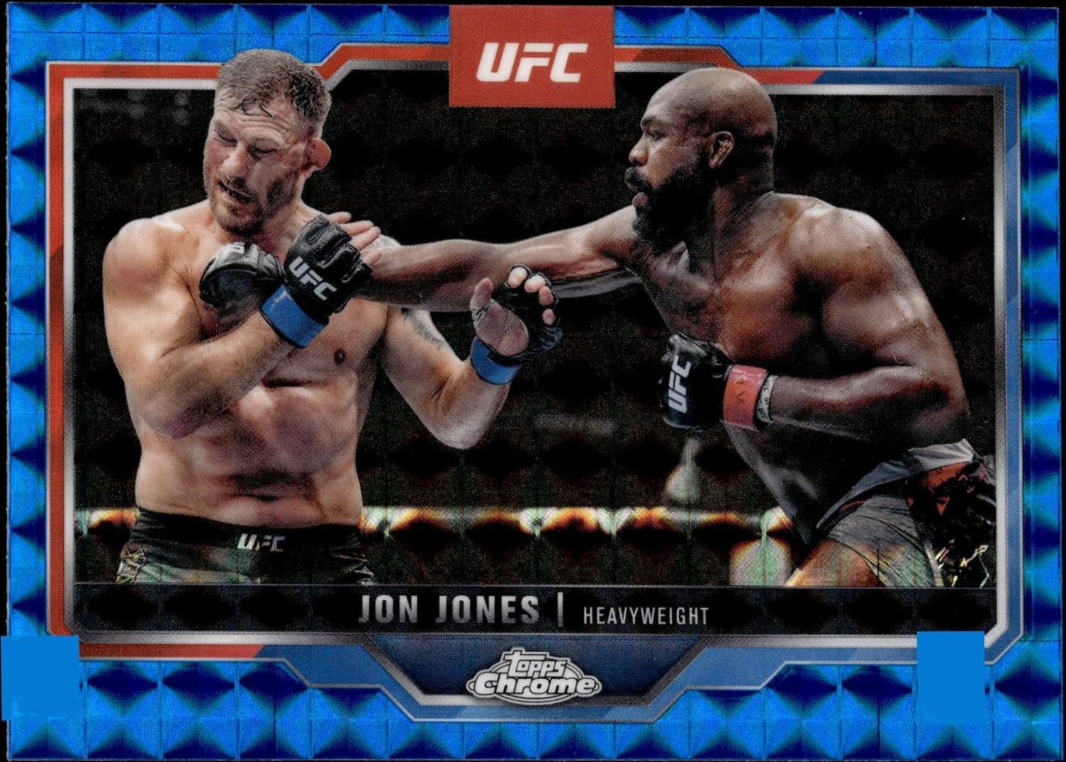 Jon Jones [Blue Geometric Refractor] #83