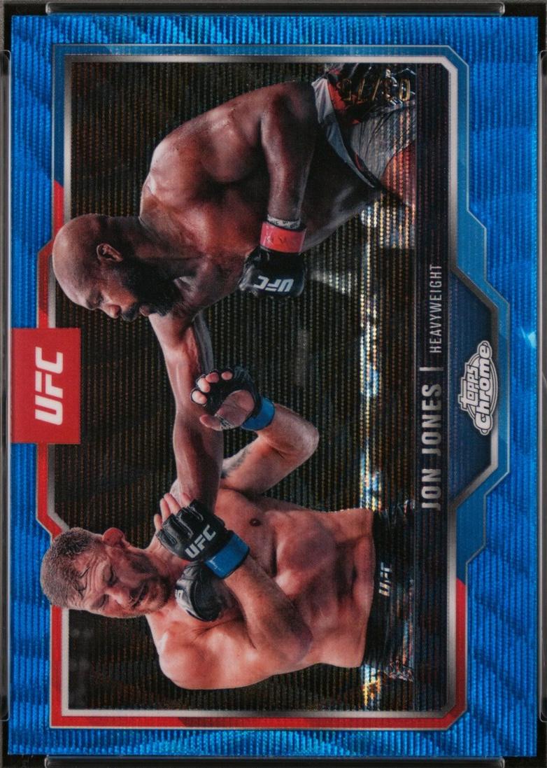 Jon Jones [Blue Wave Refractor] #83