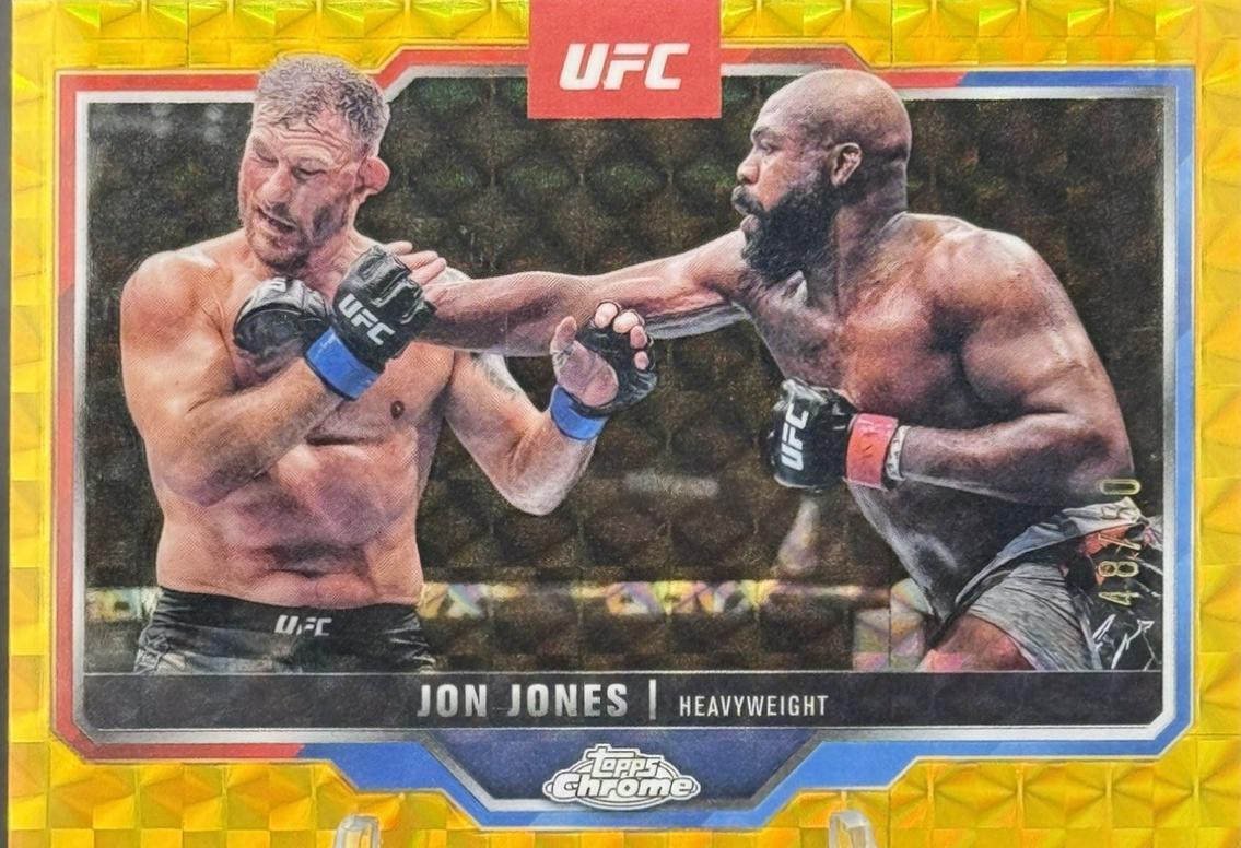 Jon Jones [Gold Geometric Refractor] #83