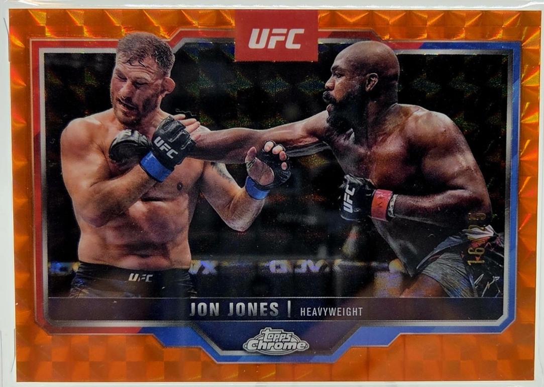 Jon Jones [Orange Geometric Refractor] #83