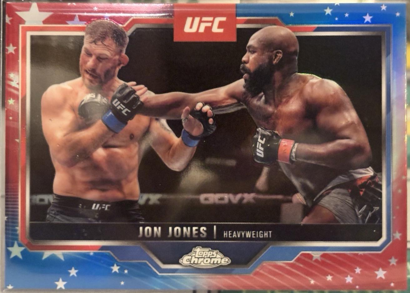 Jon Jones [Red Blue Refractor] #83