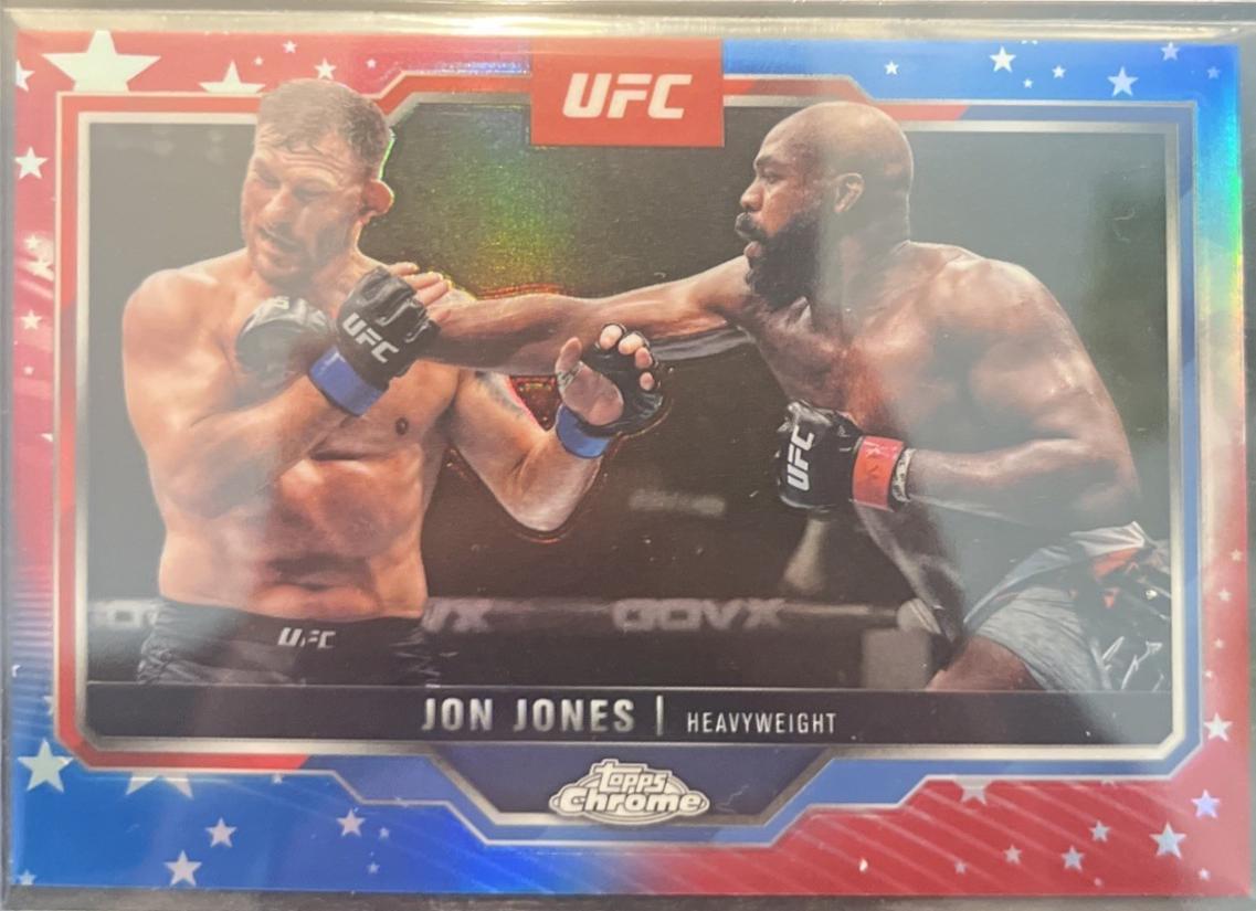Jon Jones [Red White Blue Refractor] #83