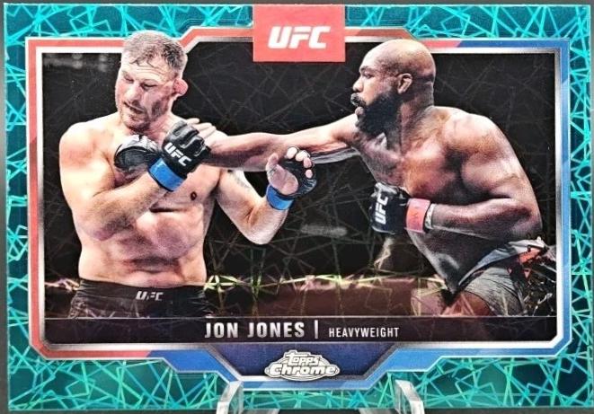 Jon Jones [Teal Lazer Refractor] #83