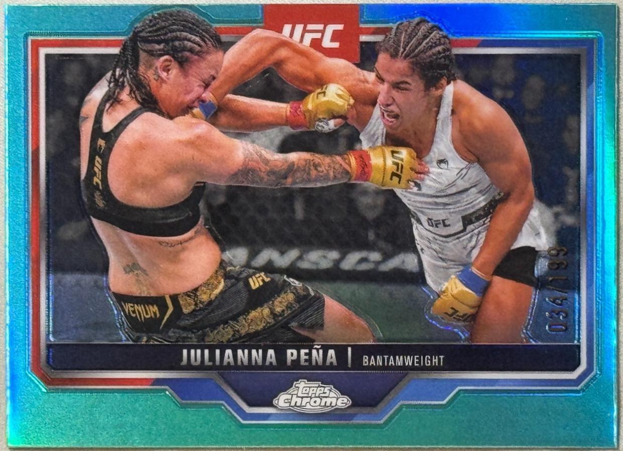 Julianna Pena [Aqua Refractor] #142