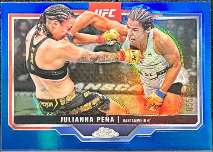 Julianna Pena [Blue Refractor] #142