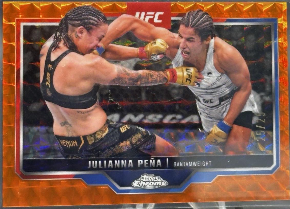 Julianna Pena [Orange Geometric Refractor] #142
