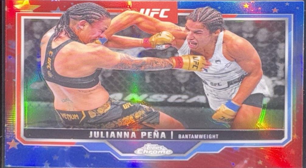 Julianna Pena [Red Blue Refractor] #142