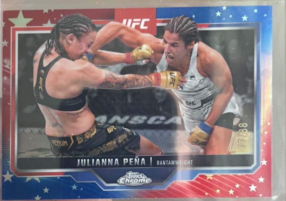 Julianna Pena [Red White Blue Refractor] #142