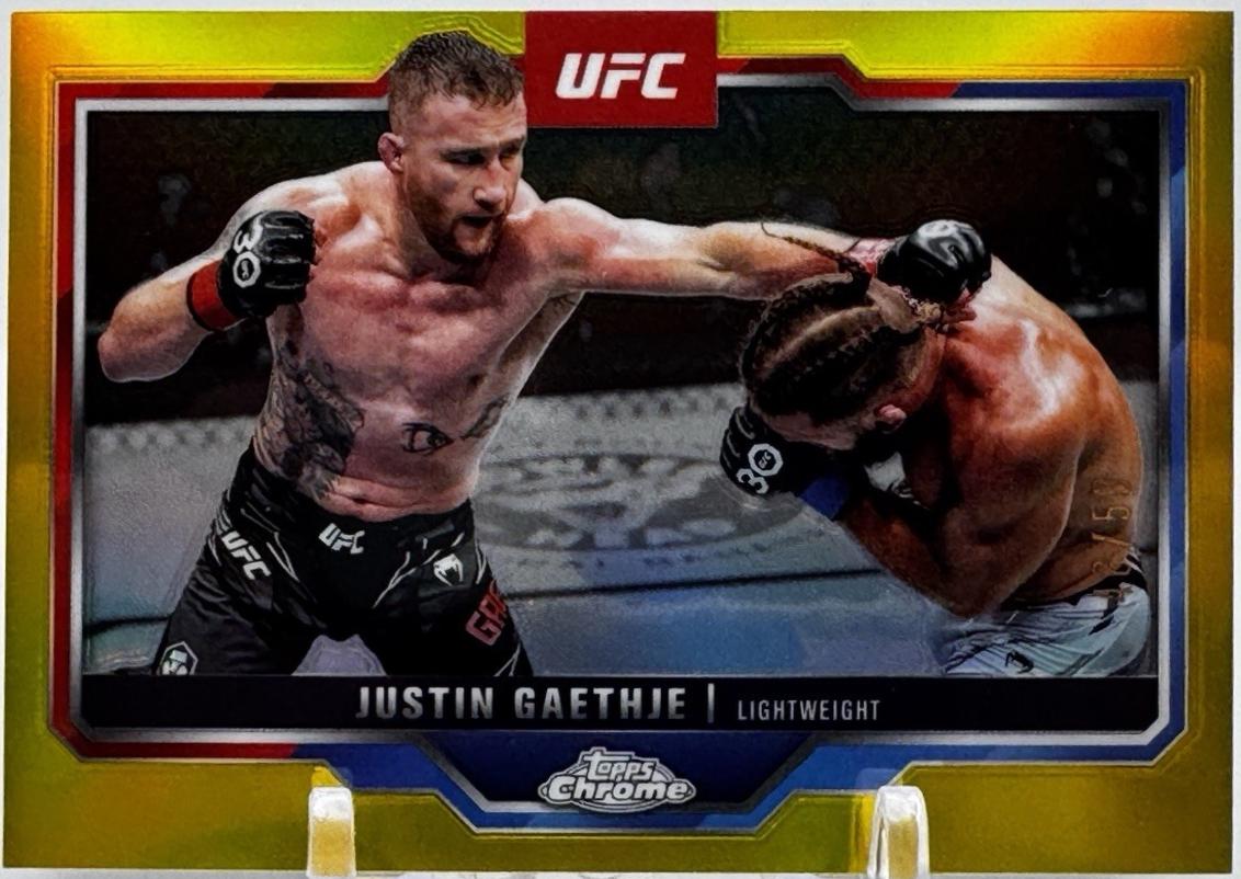 Justin Gaethje [Gold Refractor] #138