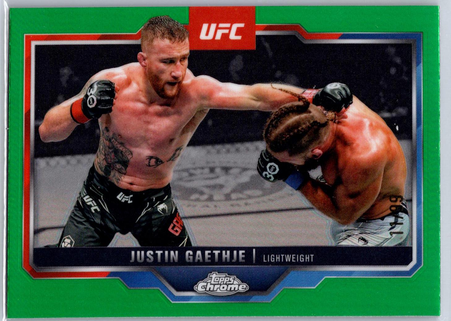 Justin Gaethje [Green Refractor] #138