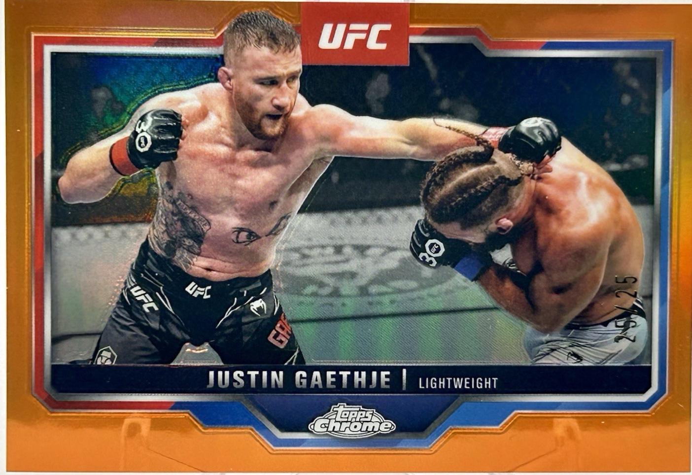 Justin Gaethje [Orange Refractor] #138