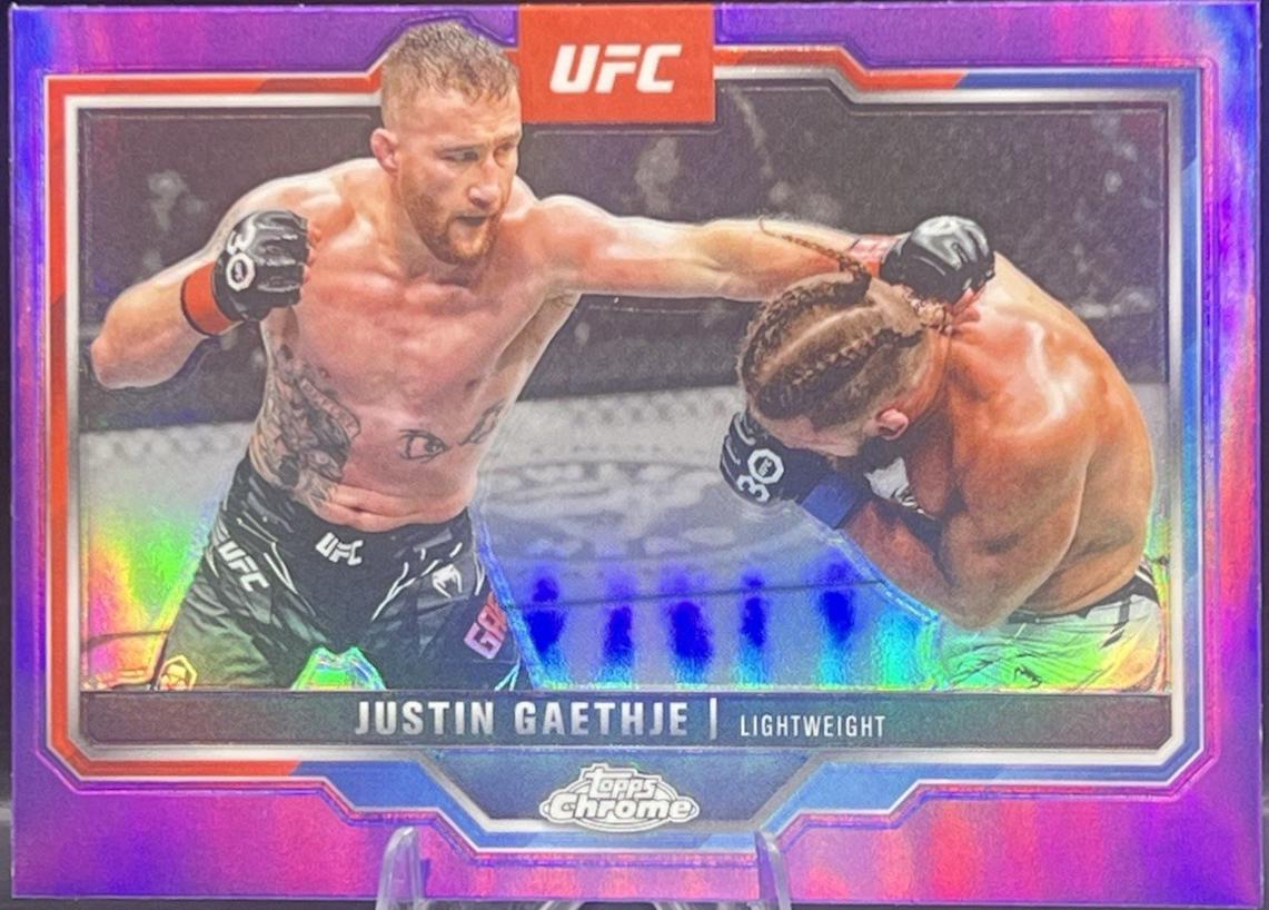 Justin Gaethje [Purple Refractor] #138