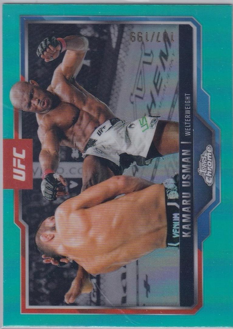 Kamaru Usman [Aqua Refractor] #27