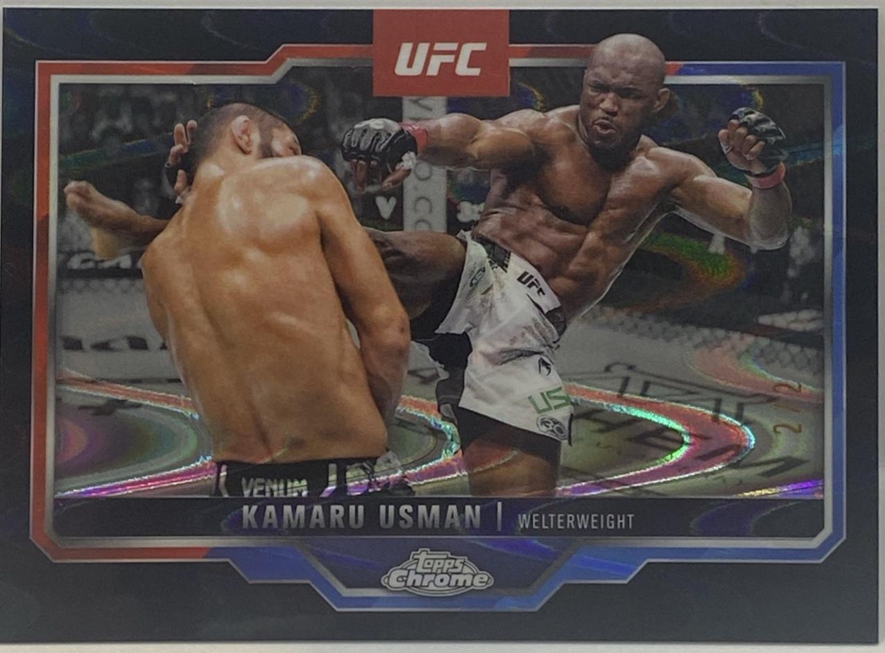 Kamaru Usman [Black Geometric Refractor] #27