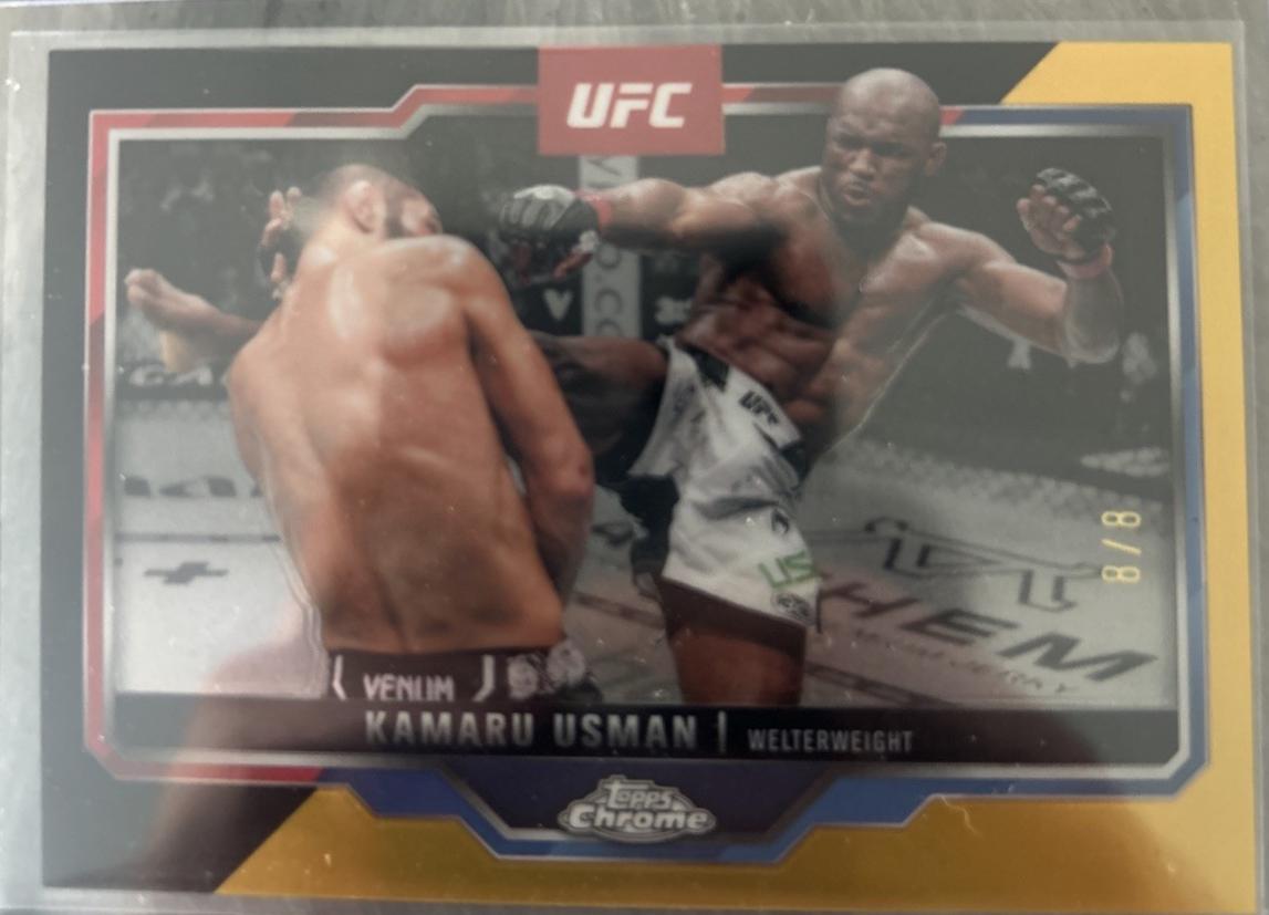 Kamaru Usman [Black Gold Refractor] #27