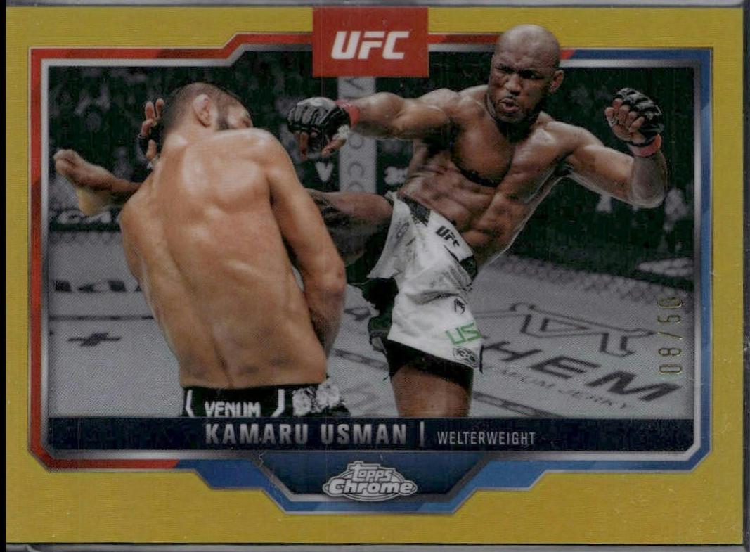 Kamaru Usman [Gold Refractor] #27