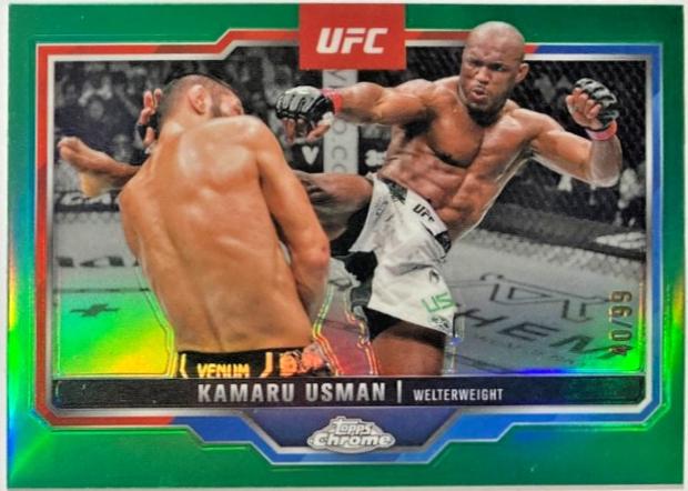 Kamaru Usman [Green Refractor] #27
